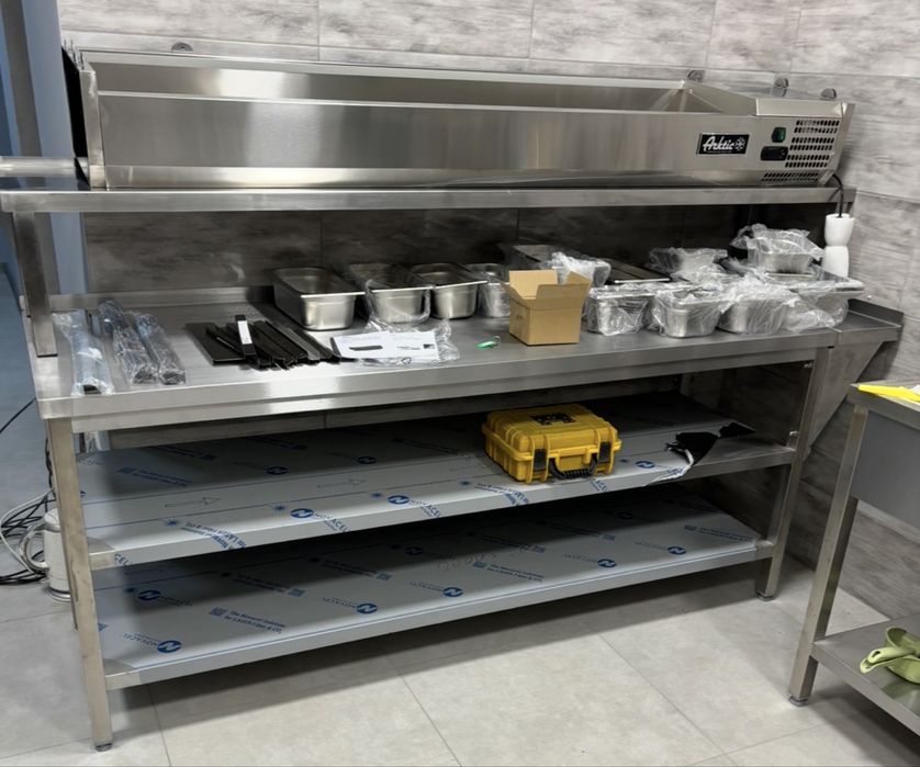 Stół gastronomiczny 220x70 2x półka