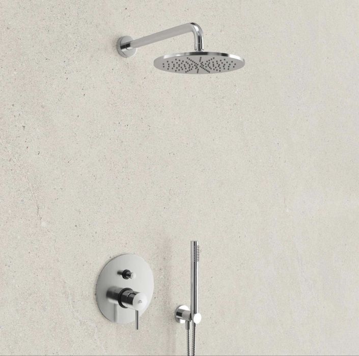 Душова система Paffoni Shower прихованого монтажу, хром, KITLIG015CR