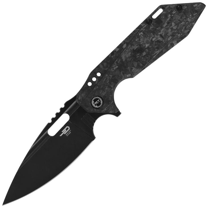 Nóż składany Bestech Shodan Black Titanium / Carbon Fiber, (BT1910D)