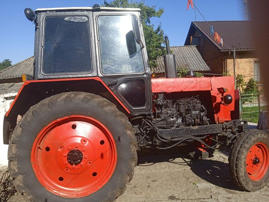 Трактор ЮМЗ 6КЛ з прицепом