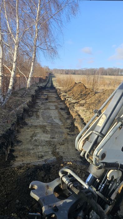 Usługi koparkoładowarką i minikoparką
