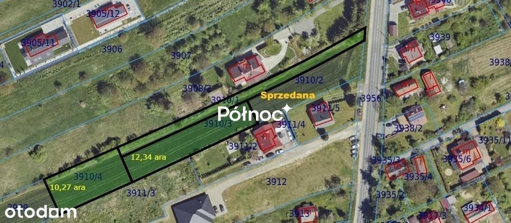 Bochnia- działka budowlana 12,34ara