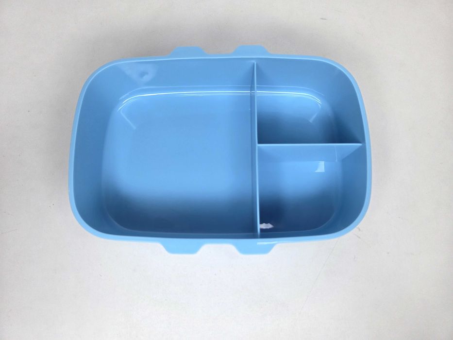 LUNCHBOX Śniadaniówka Dla Dzieci, 3 Przegródki, Sztućce-BOHEVA