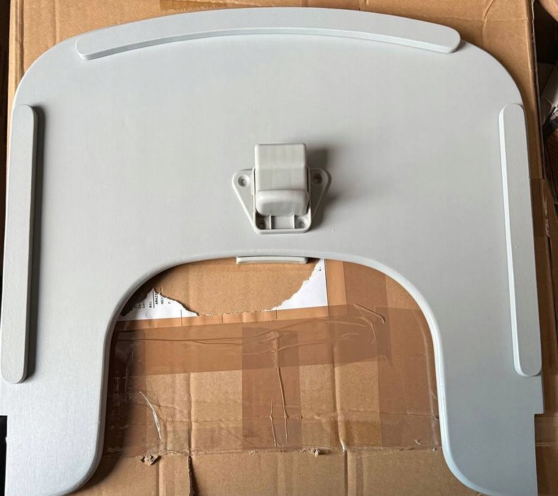 Roba tacka sit up flex do krzesełka drewniana szara