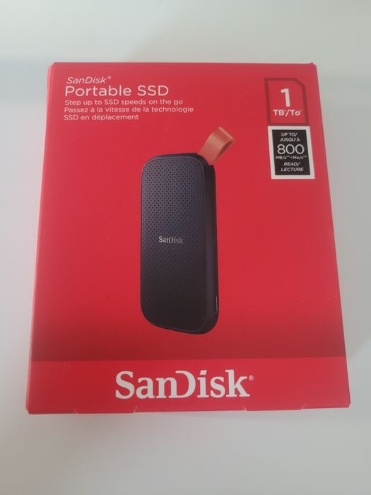 Sprzedam nowy, fabrycznie zapakowany dysk zewnętrzny SSD SanDisk Portable o pojemności 1TB (model SDSSDE30-1T00-G26). Kompaktowy i lekki, idealny do p