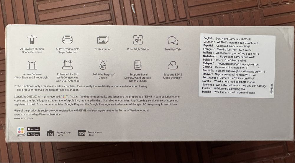 EZVIZ H3 2K WiFi Surveillance Camera64284533214209121
