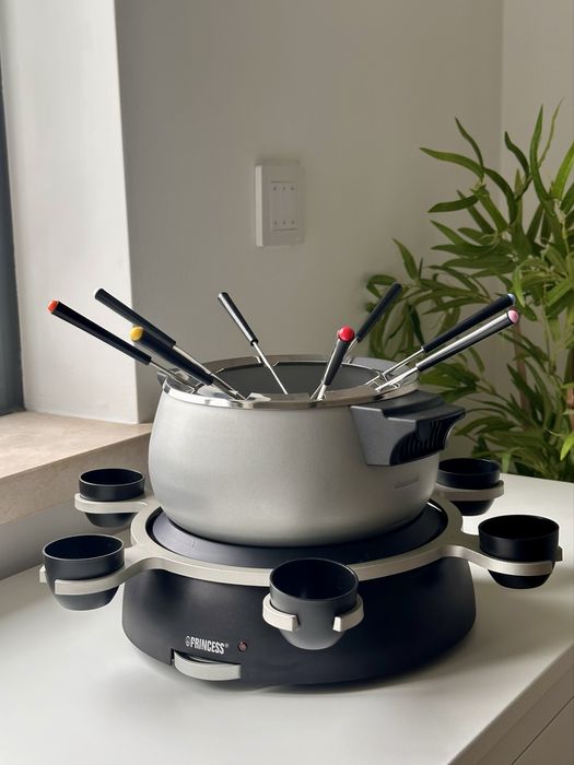 Fondue elétrico Princess completo – como novo!