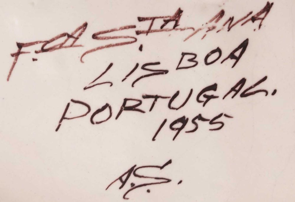 Grande travessa vazada da Fábrica de Sant'Anna anos 50