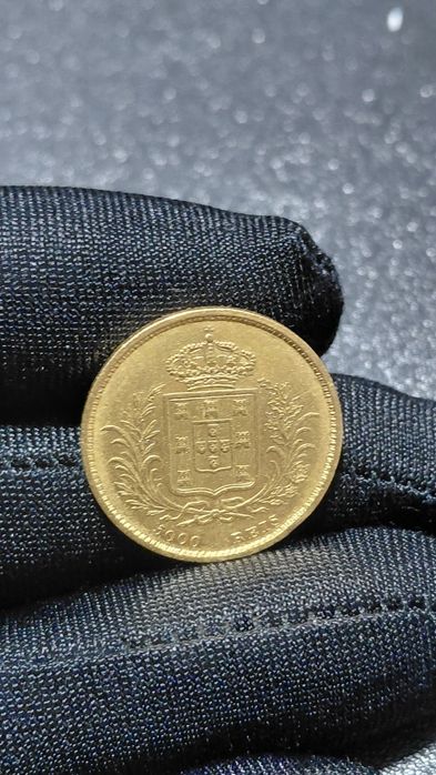 Moeda 5000 Reis D. Luis 1862