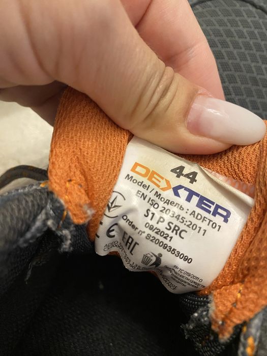 Sapatos de Segurança Dexter ADFT01 S1P – Tamanho 44