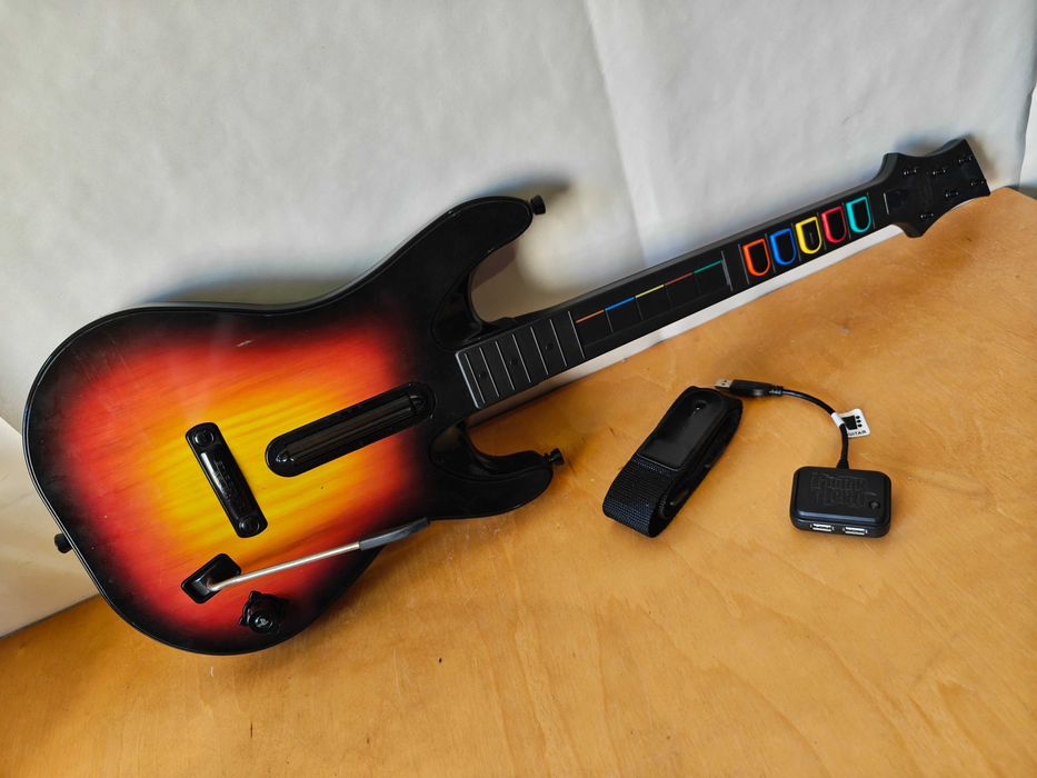 Guitarra Guitar Hero World Tour (PS3) – Com Dongle