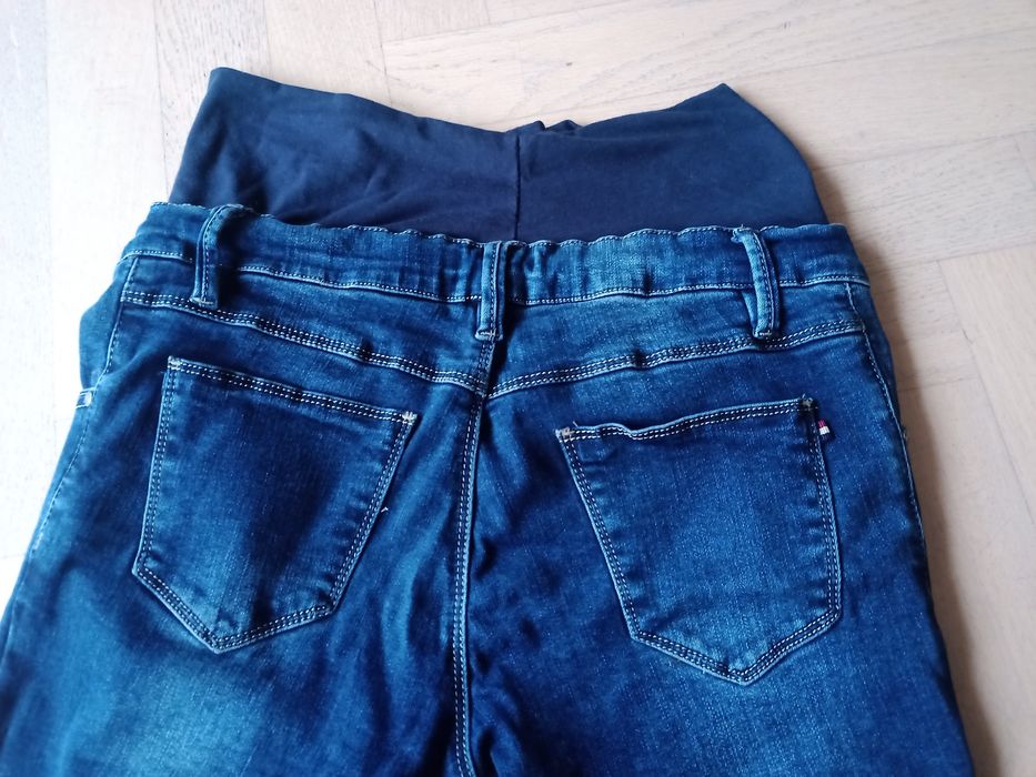 Spodnie jeansowe ciążowe, r.38,