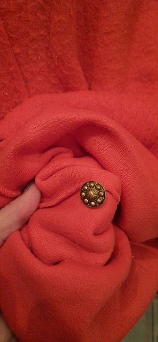 Винтажный тепл.длин. халат  Помпадур