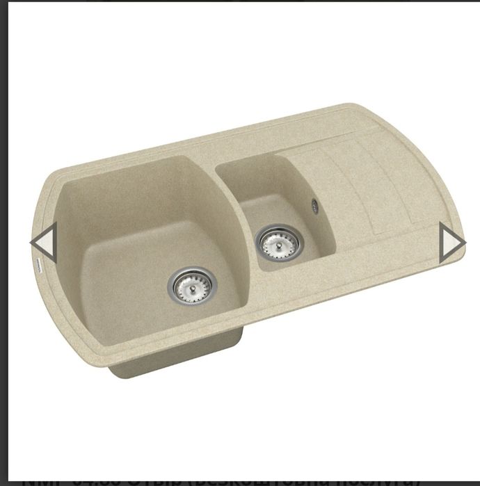 Кухонна мийка Vankor двойна кварцова нова 2700грн.