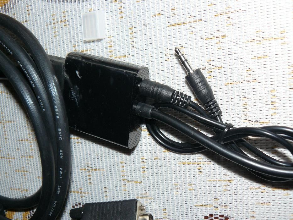Z Hdmi na Vga z audio PS4 XBOX monitoring monitor projektor komputer