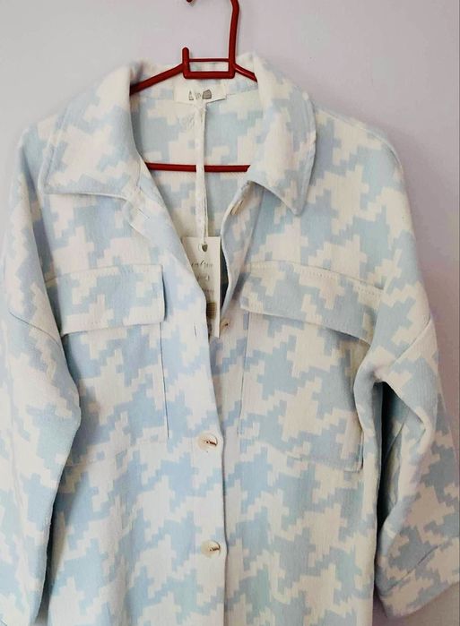 Kurtka koszulowa niebieska  L/XL