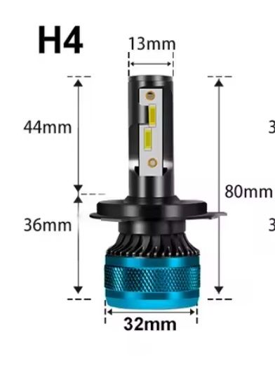 LED лампа H-4 150вт