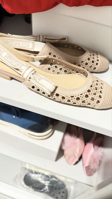 Летние открытые Балетки,сабо Dior 37-37.5