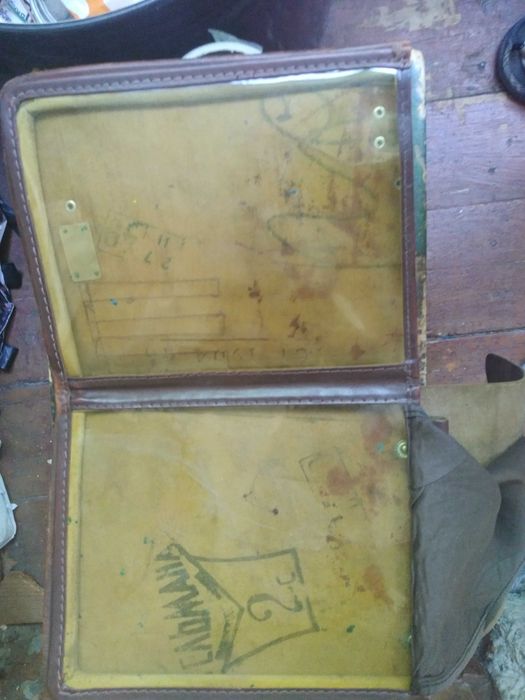 Офицерская сумка - планшет и шкатулка карболитовая.