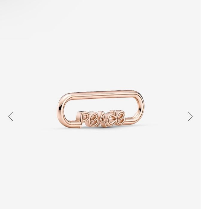 Pandora Me zawieszka wisiorek peace rose gold