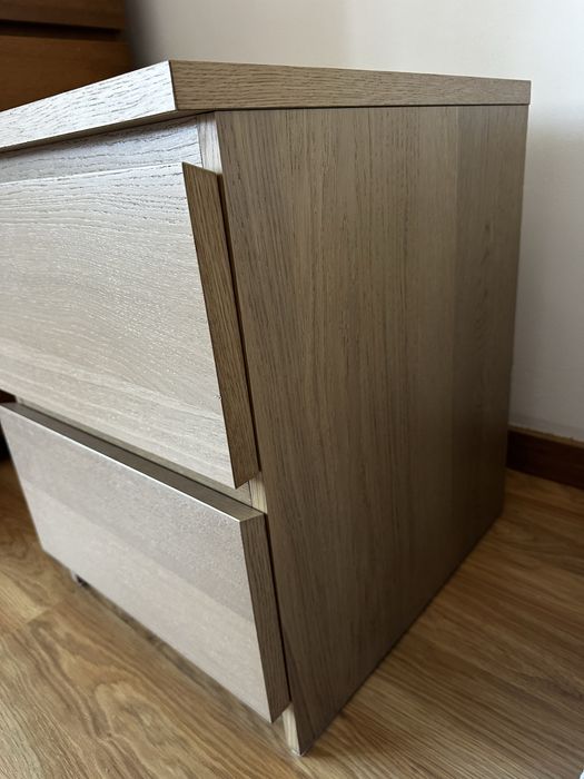 Mesa de Cabeceira Malm Ikea Carvalho