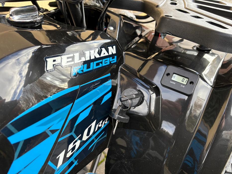 QUAD 150 cc PELIKAN RUGBY oświetlenie led hak Full Opcja raty dostawa