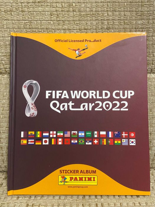 Альбом PANINI Qatar FIFA World Cup 2022. HARDCOVER. Тверда обкладинка.