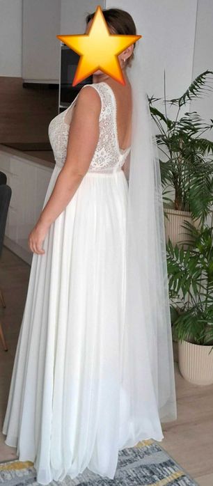 Suknia ślubna Herm's Bridal model Garrida Ecru