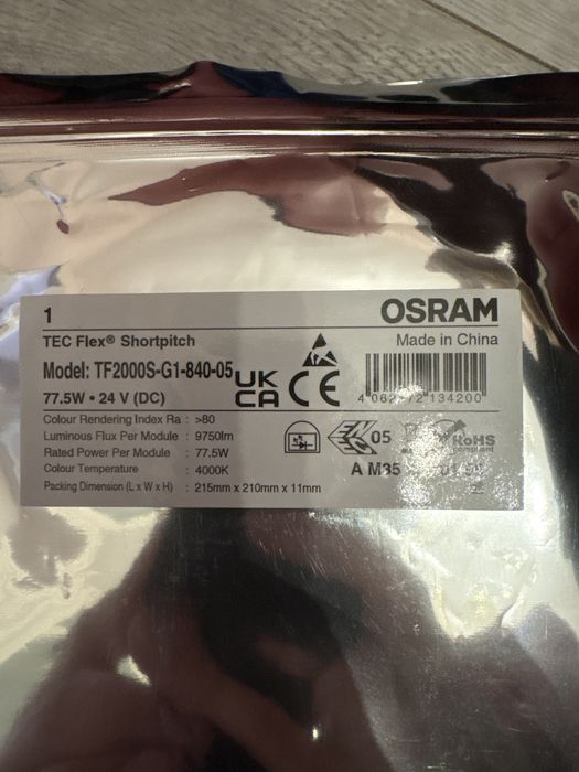 Tasma LED OSRAM TEC Flex TF2000S_G1_840_05 5 metrów 4000K