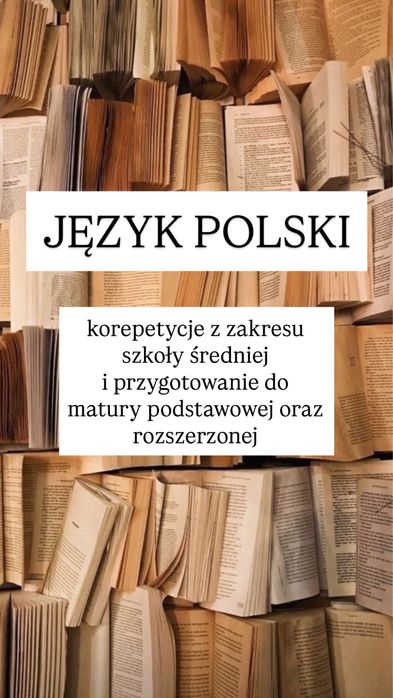 Korepetycje z języka polskiego