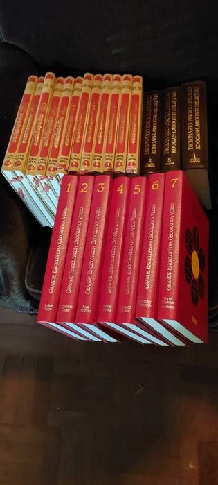 3 enciclopédias - 22 volumes
