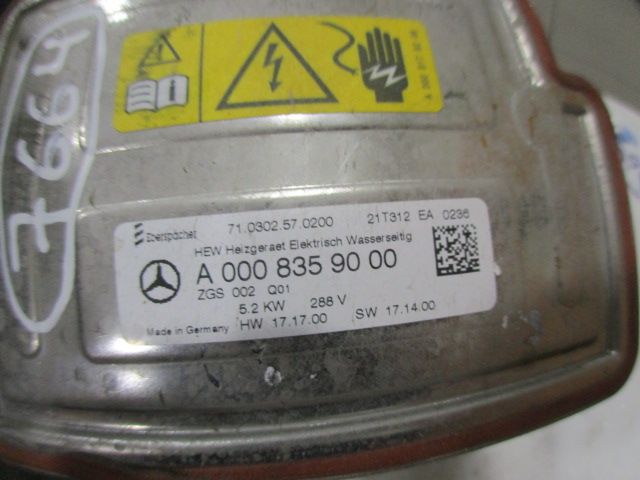 Centralina / módulo pré aquecimento de água MERCEDES-BENZ EQB (X243)