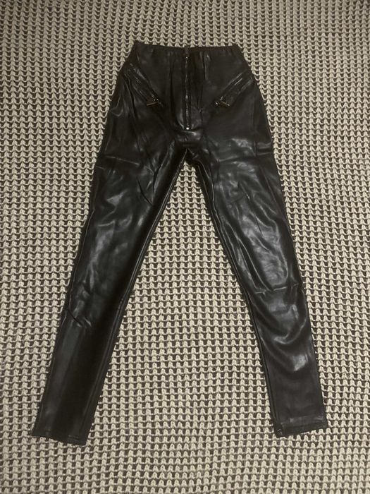 Anastasia Mironova leggins легінси жіночі шкіряні штани байкер стиль