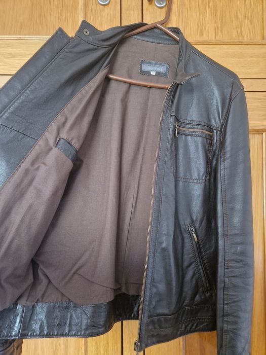 Casaco castanho da Casa das Peles - 48 - Homem