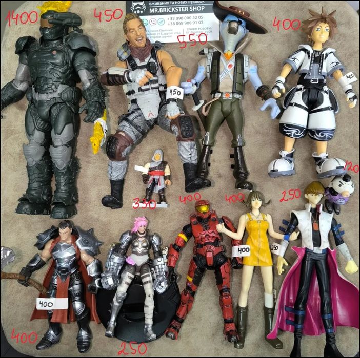 Игровые фигурки Piggy Skylanders Halo Overwatch Resident Zelda Doom