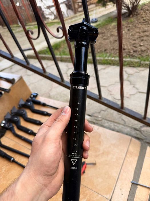 Підседіл, Дропер CUBE, SR Suntour NCX, KS, Підніжка, Амортизатор