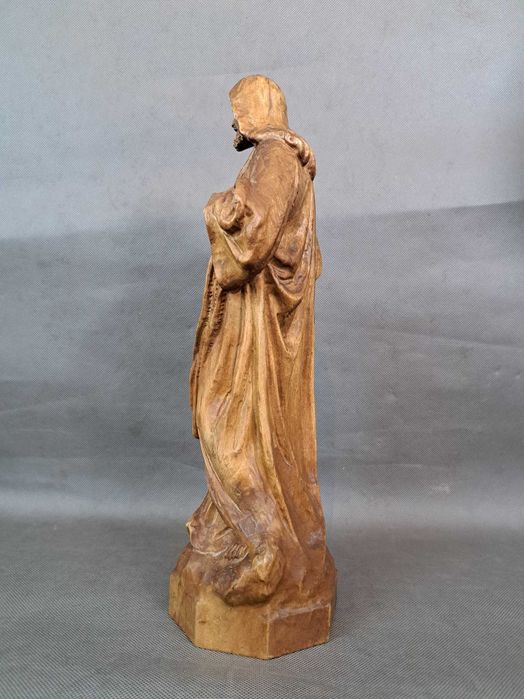 Jezus Chrystus rzeźba drewniana, wys. 39 cm