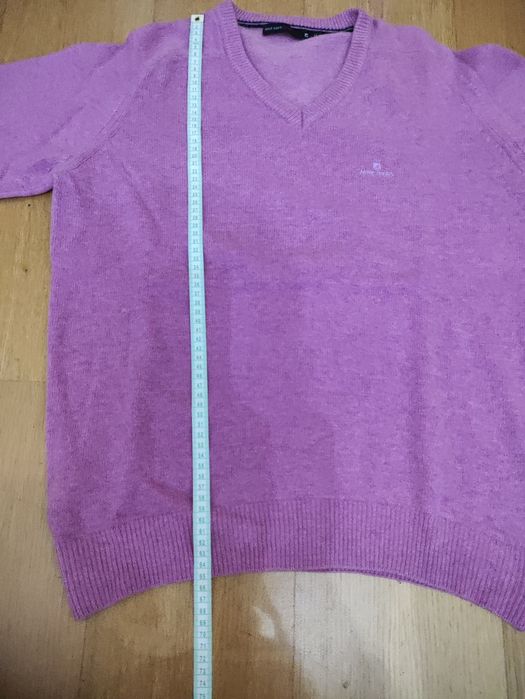 Pullover com gola em V, Mike Davis