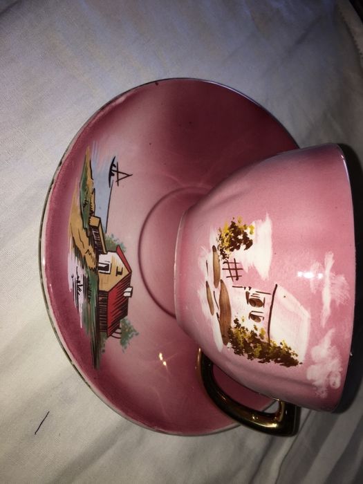 Tigela porcelana de louca alcobaca rara única