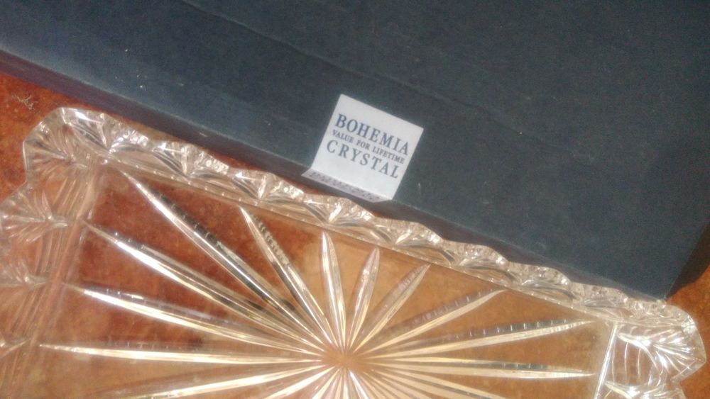 Travessa cristal bohemia
