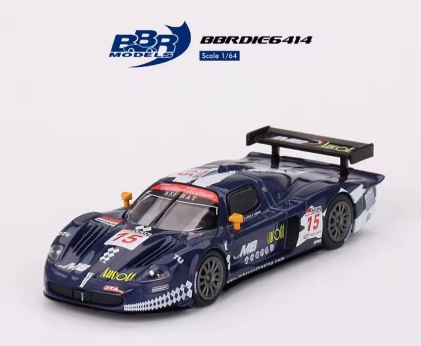 Колекційна модель Maserati mc12 BBR Models 1/64