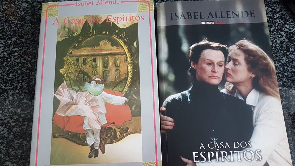 "A Casa dos Espíritos" e outros livros