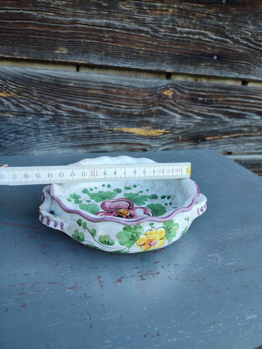 Ceramiczna miseczka - Włochy - ręcznie malowana - vintage - K6