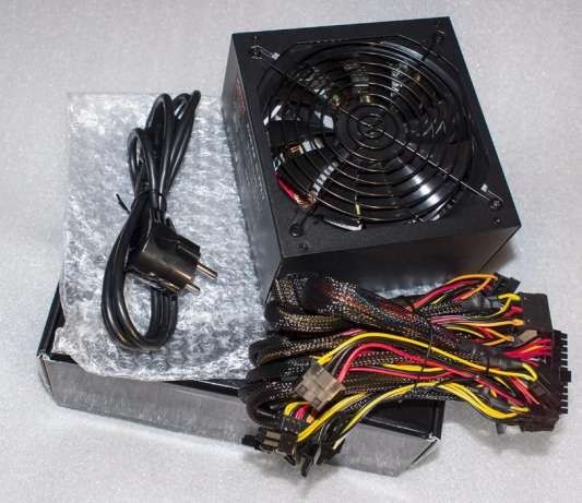 Блок питания KENTEK KTPS-1050W 1000Вт 1кВт ATX 2.3 Quad SLI 140mm Fan