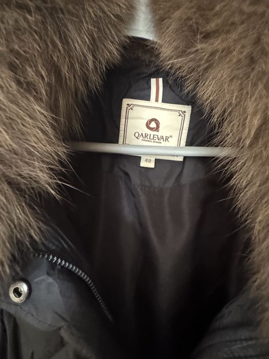 Пуховик з натуральним мехом