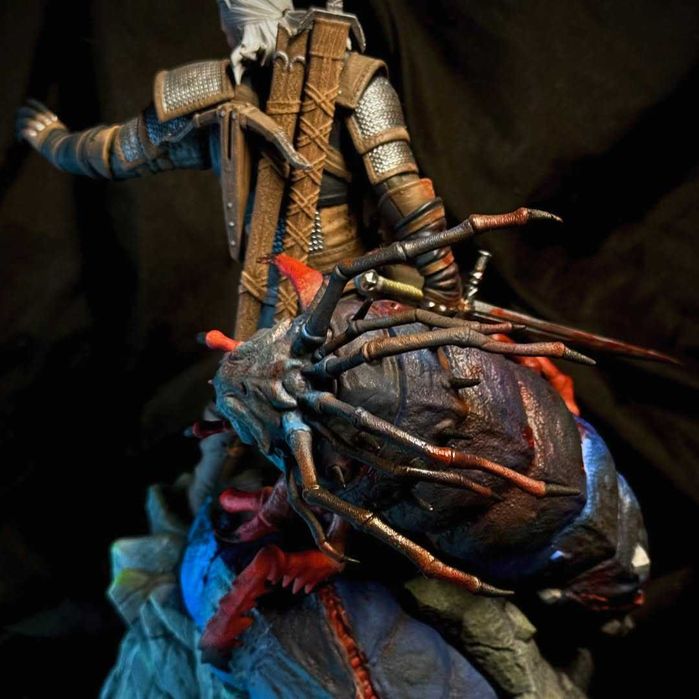 Figurka Geralt, Wiedźmin, Ręcznie Malowana