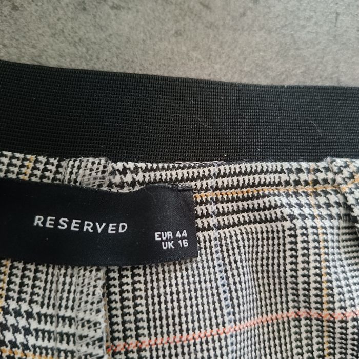 Spodnie w kratkę, Reserved, rozmiar 42/44