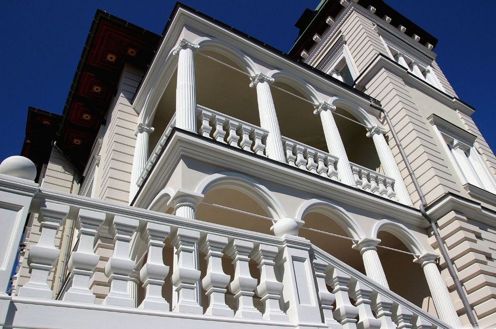 Kolumna Stożkowa, Toskańska, Filar betonowy