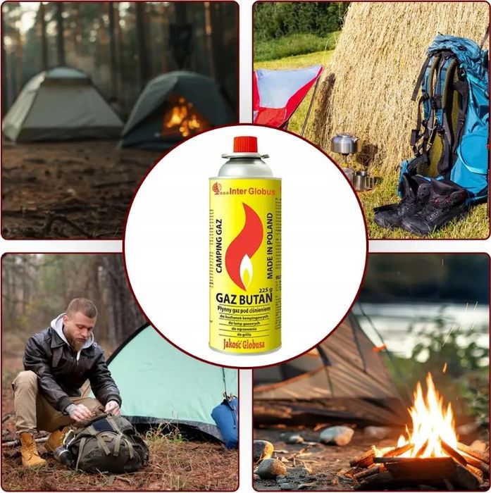 Газовый баллон 227 г | Без света | Для плиты и горелки