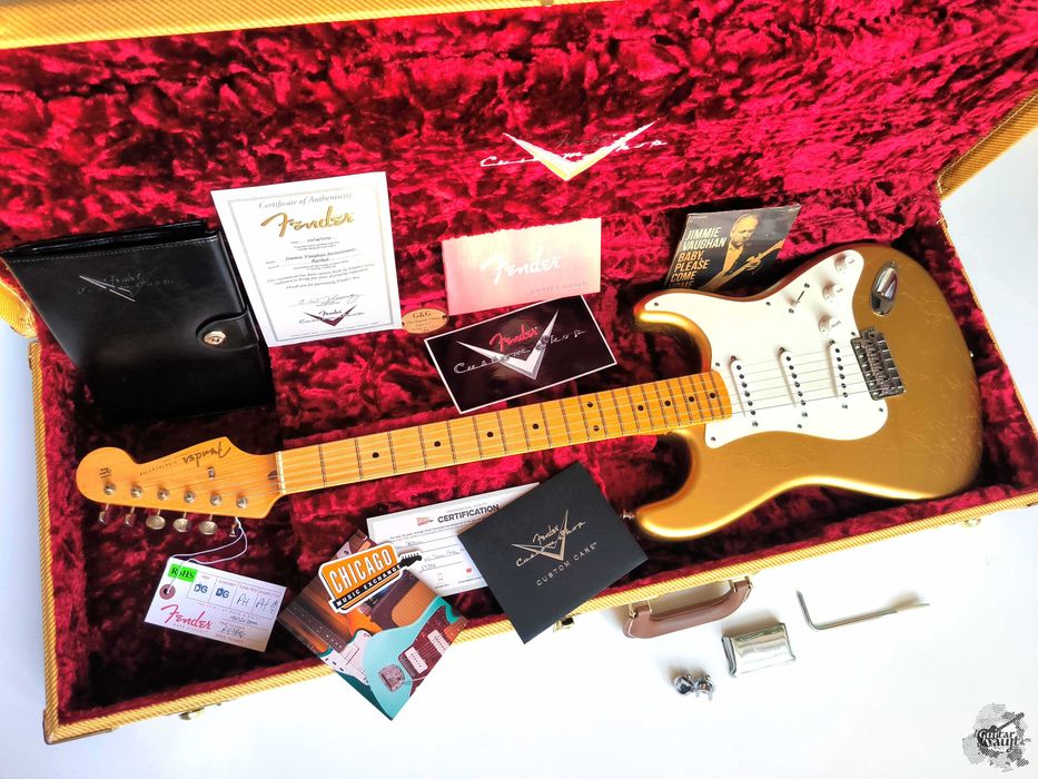 Fender® Custom Shop Jimmie Vaughan '56 Stratocaster® '2019 Aztec Gold